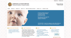 Desktop Screenshot of corporatelactation.com